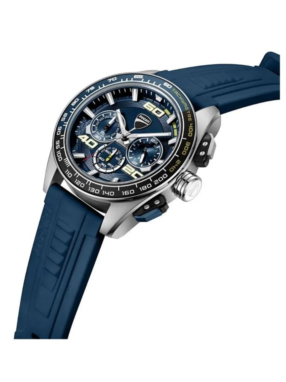 NWT Ducati Chronograph Quartz Blue Dial Men's Watch